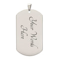 My Badass Granddaughter - Dog Tag Necklace